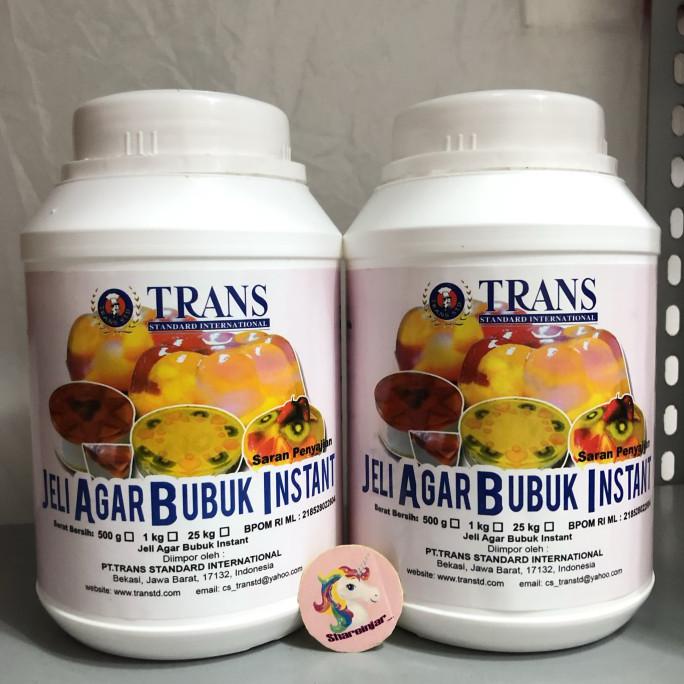 

Trans Jeli Agar Bubuk Instan / Instant Jelly Powder 500g