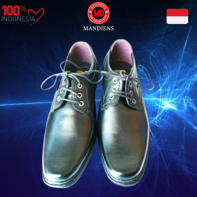 MANDIENS - SJ.266 /SJ.166 Sepatu Pantofel Kulit Asli Original Medali Export Quality