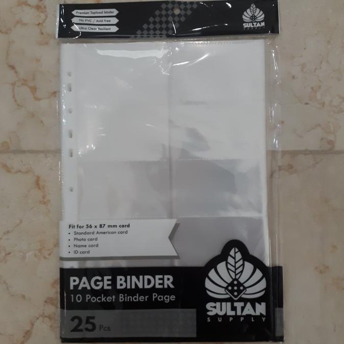 Sultan A4 10P Page A4 10 Pocket Ring Binder Album Kpop Sleeve Binder Termurah