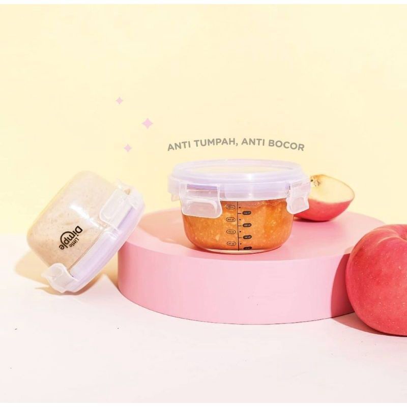 Little Dimple Baby Food Container / Wadah Mpasi