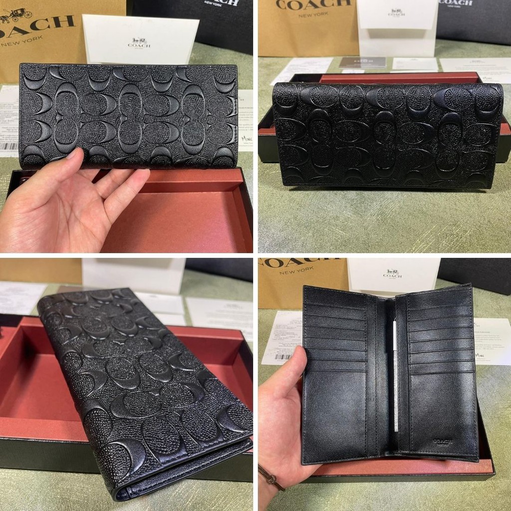 Dompet Panjang Coach 100% ORIGINAL / Coach Long Wallet Dompet Kulit Dompet Lipat