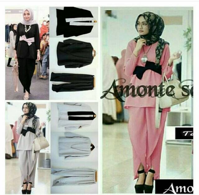 New Amonte Set Setelan Wanita Harga Murah