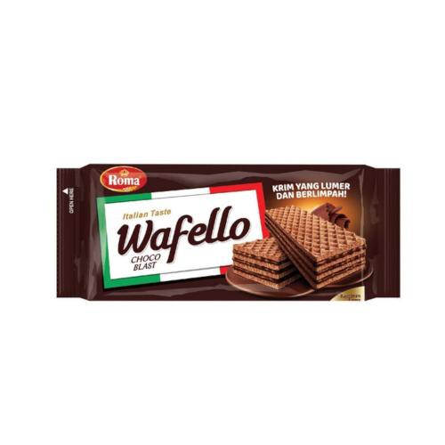 

Roma Wafello Wafer Coklat 135g