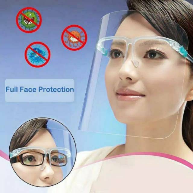 Face Shield Kacamata / Face Shield Nagita READY STOCK