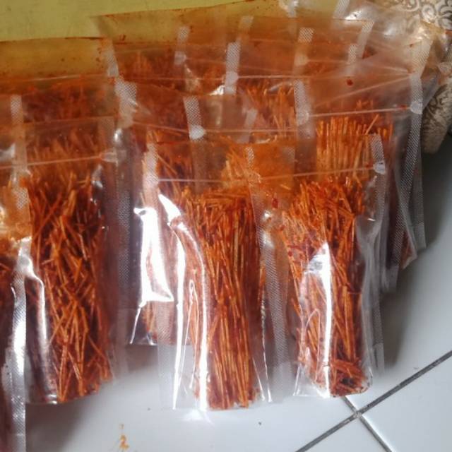 

Mie lidi ukuran 100gr