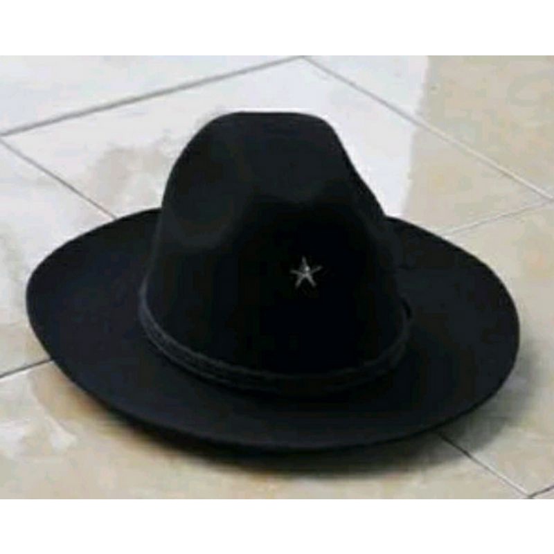 TOPI LAKEN ASLI WOL TOPI LAKEN KOBOY TOPI KOBOY COWBOY KOBOI