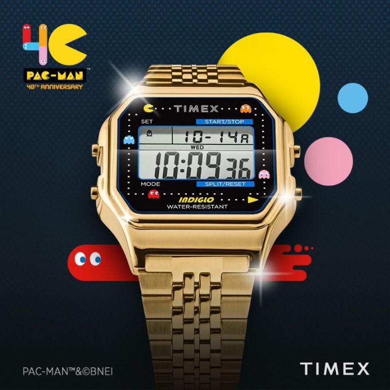 Timex Pacman T80 Gold Tone Special Edition Garansi Resmi Pt Kgb Original Tw2u32000 Shopee Indonesia