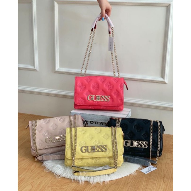 Tas Selempang Wanita Branded | Tas Kuning | Tas Murah Guess | Gb402