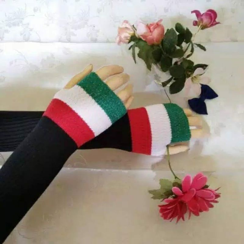 [HUSNA COLLECTION] Handsock Rajut Palestine / HANDSOCK PALESTINA