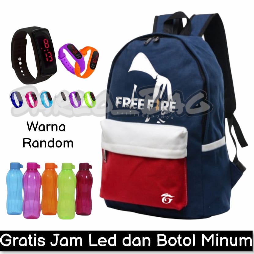 tas ransel anak MOBILE LEGEND - tas sekolah anak SD laki - tas anak laki BONUS JAM LED dan BOTOL