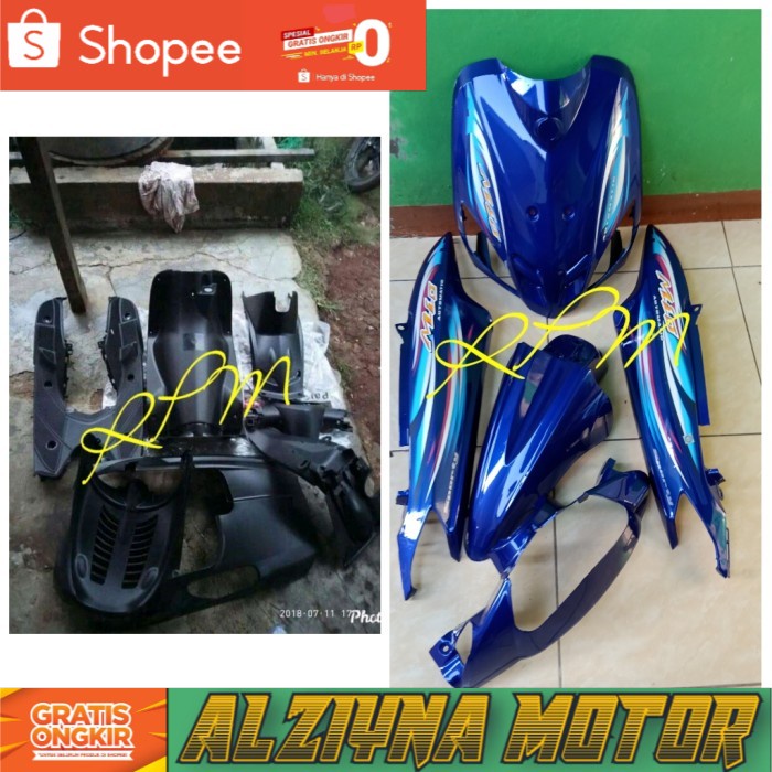 Full body Mio sporty lama biru
