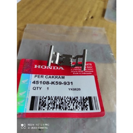 AP, Plat Penahan Cakram depan Vario 150 Per Cakram Vario 150 Seng Cakram Vario 150