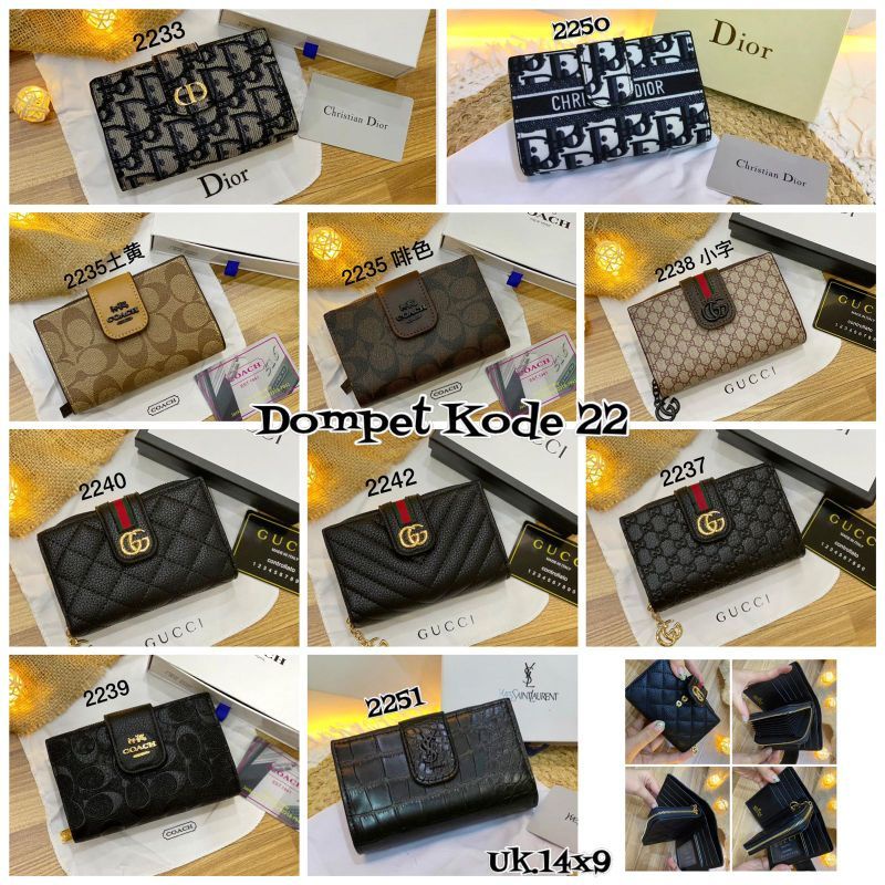 Dompet Cetek Import / Dompet wanita Premium / Dompet Lipat Import / Dompet Kartu / Dompet Kecil Premium