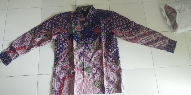 Peksi Kembar Kemeja Batik Pria Lengan Panjang Bahan Katun Halus Full Furing By Aljaya Batik