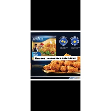 Kanzler Chicken Nugget Crispy 450gr - Crispy Bubble Crumb