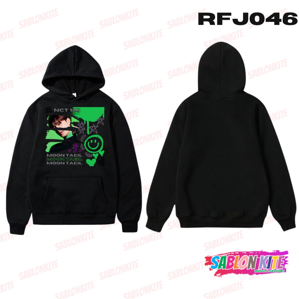 MURAH!!! HOODIE SWEATER NCT 127 MOON TAEIL STICKER PAINT RFJ046