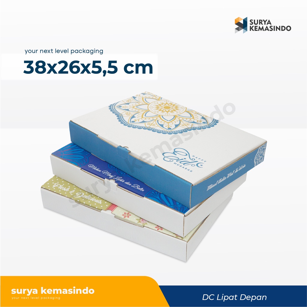 

Box 38×26×5.5 cm (KuKer Toples 250gr isi 6) Kardus/Karton/KUKER 250 gr/Kue Kering/hampers/idul fitri/eid mubarak