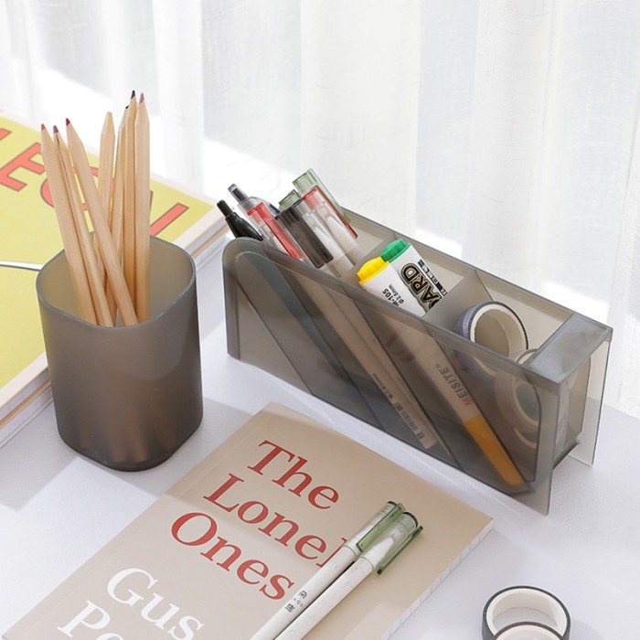 

Mantap Slot Desktop Pen Holder Pencil Storage Box Kotak Pensil Rak Pulpen Bergaransi