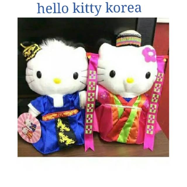boneka hello kitty couple korea