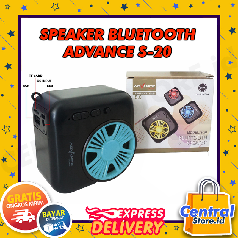 Advance S-20 speaker bluetooth portable mini wireless AC