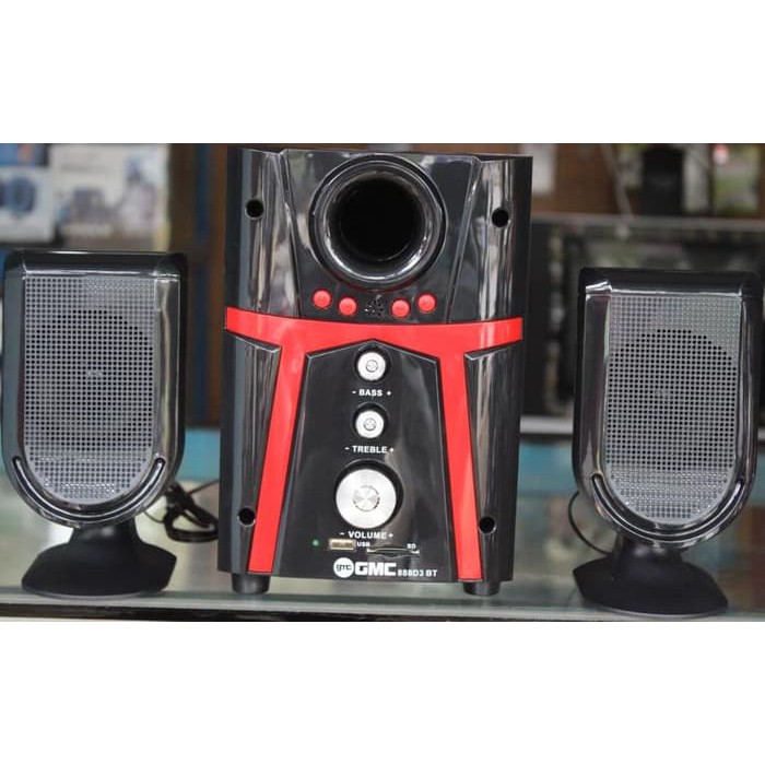 GMC 888D3-BT Multimedia Speaker Aktif 2.1Ch Bluetooth Active Subwoofer