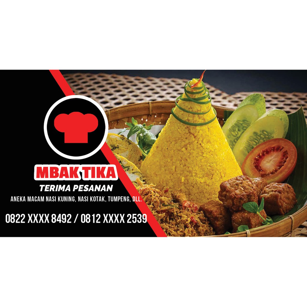 Contoh Desain Spanduk Nasi Kuning  gambar spanduk 