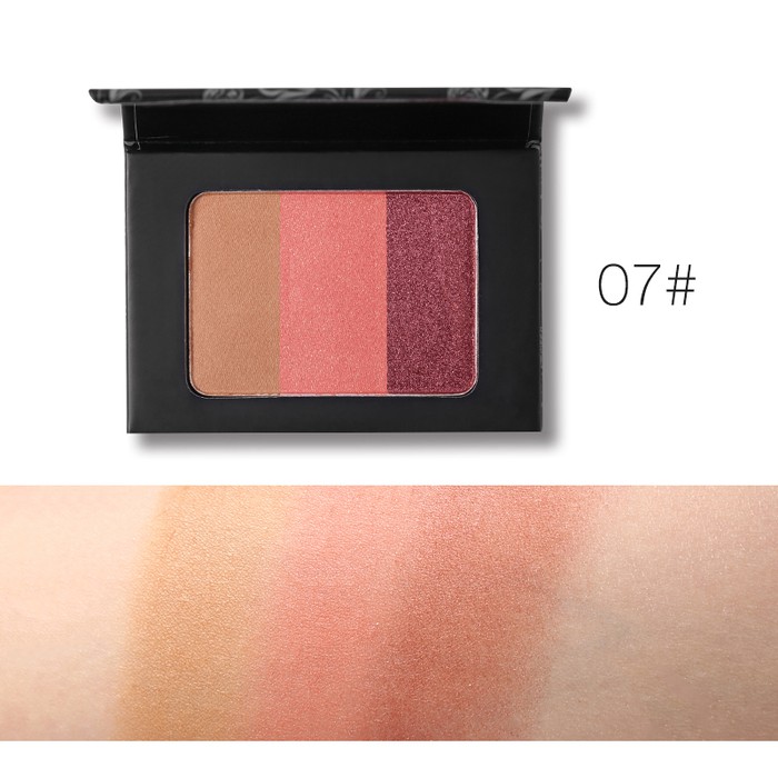 UCANBE 3-in-1 Warm Eyeshadow / Blush Palette - Tujuh