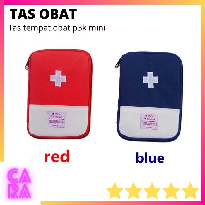 Tas Mini P3K Obat Portable First Aid Medical Kit Bag Pocket ZhangPei
