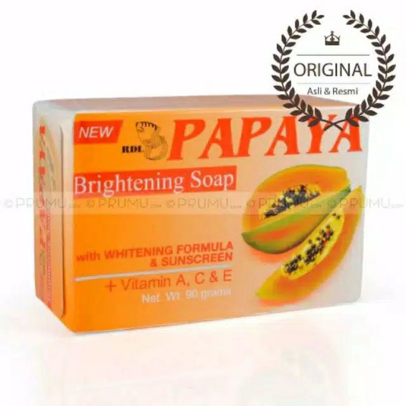 Sabun Pepaya RDL Original 100% 135gr (Besar)