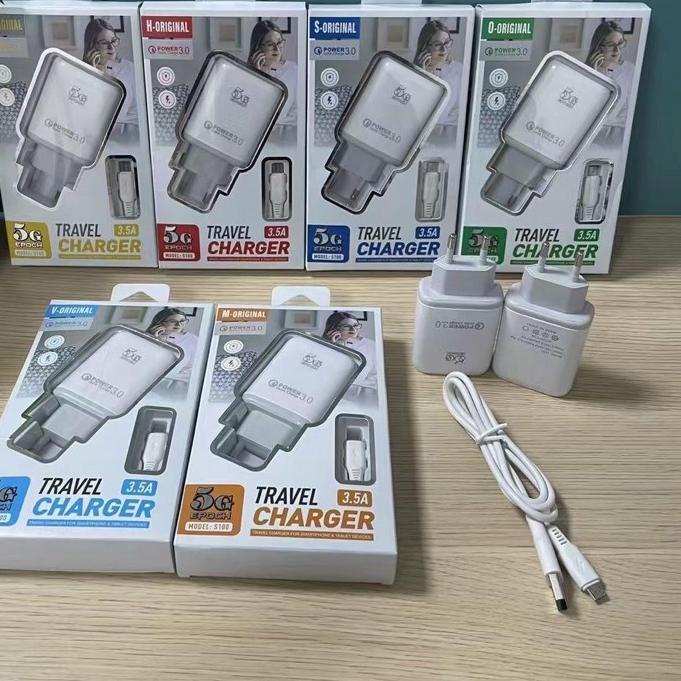 【Penjualan Terbaik】✅COD tc s100 branded charger micro tipe c produck vyralral