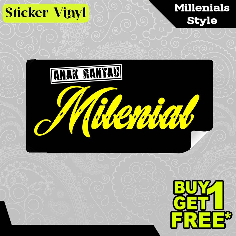 

Stiker Sticker Anak Rantau Milenial Variasi 1 Desain Keren dan Kekinian Aesthetic Bahan Vinyl Satuan Anti Air