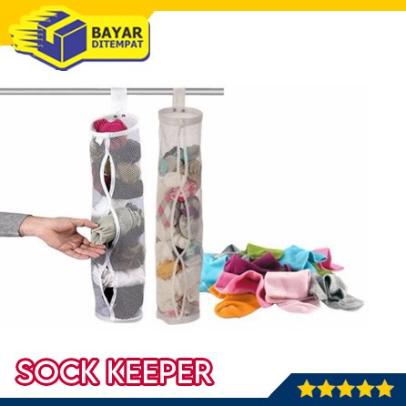 Sock Keeper Organizer Storage Tempat Simpan Kaos Kaki Celana Dalam