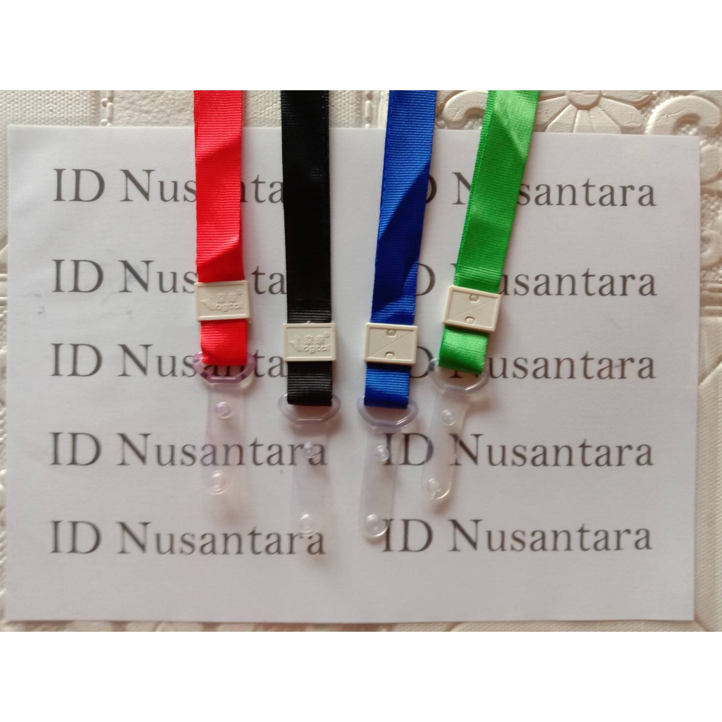 

Tali ID Card 2 CM Kait Karet / Gantungan ID Card