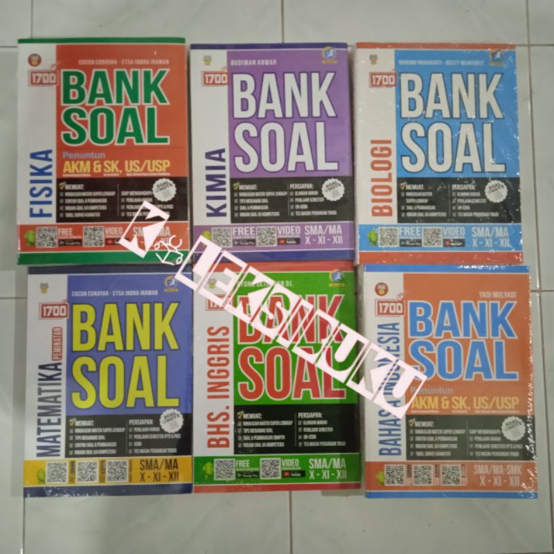 BANK SOAL 1700 SMA AKM&SK US/USP / MATEMATIKA/FISIKA/KIMIA/BIOLOGI/SEJARAH/GEOGRAFI/SOSIOLOGI/EKONOM-1