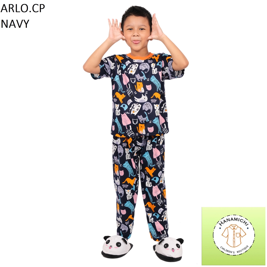 Hanamichi ARLO.CP Setelan Baju Tidur Anak Lengan Pendek