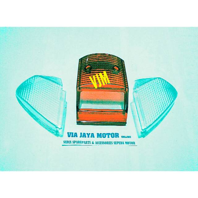 MIKA KACA LAMPU STOP REM BELAKANG DAN SEN SHOGUN R SHOGUN NEW 110