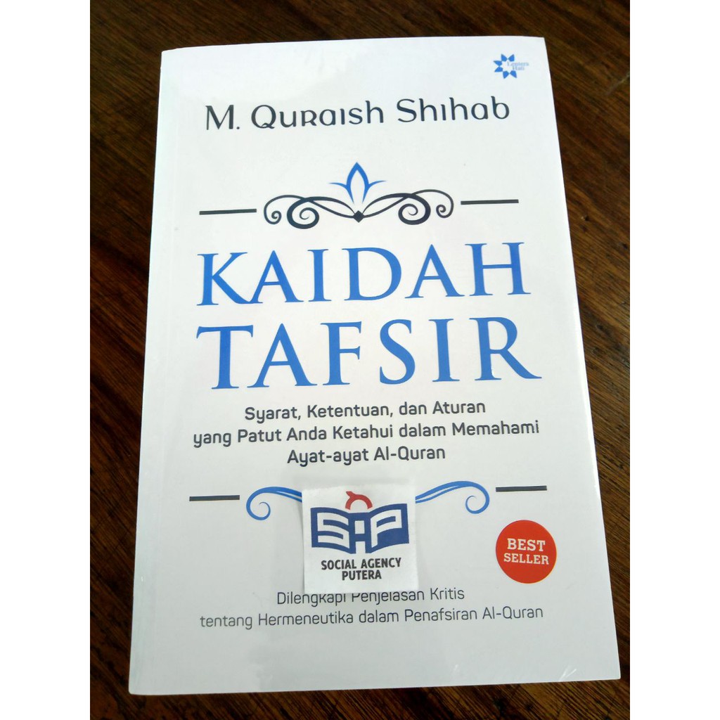 Jual Buku Kaidah Tafsir - M.Quraish Shihab ORIGINAL | Shopee Indonesia