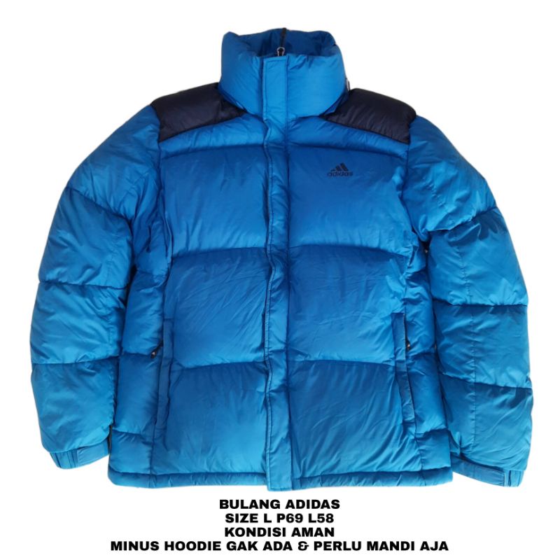 jaket bulang bulu angsa adidas second bekas preloved buluangsa