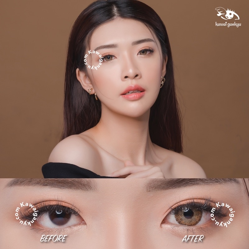 KawaiGankyu Softlens - Princess Venice Brown (1botol)