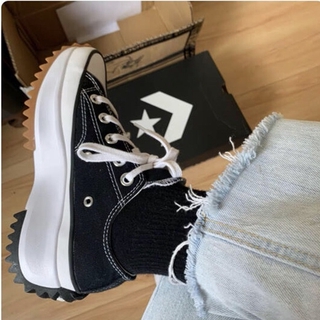  Converse  Run  Star  Hike  Black and White High Bottom Low Top 