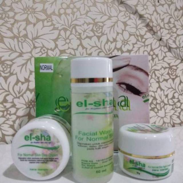 Cream Wajah Paket Normal El-Sha Skincare Aman dan BerBPOM