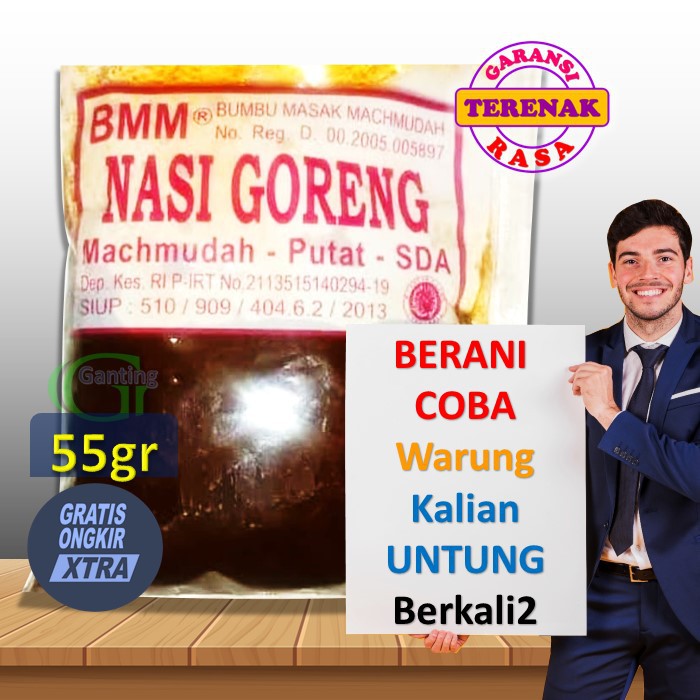 

Bmm Bumbu Nasi Goreng Mahmudah Machmudah( 55Gr 250Gr) Garansi Paling Enak Halus Instan Siap Pakai