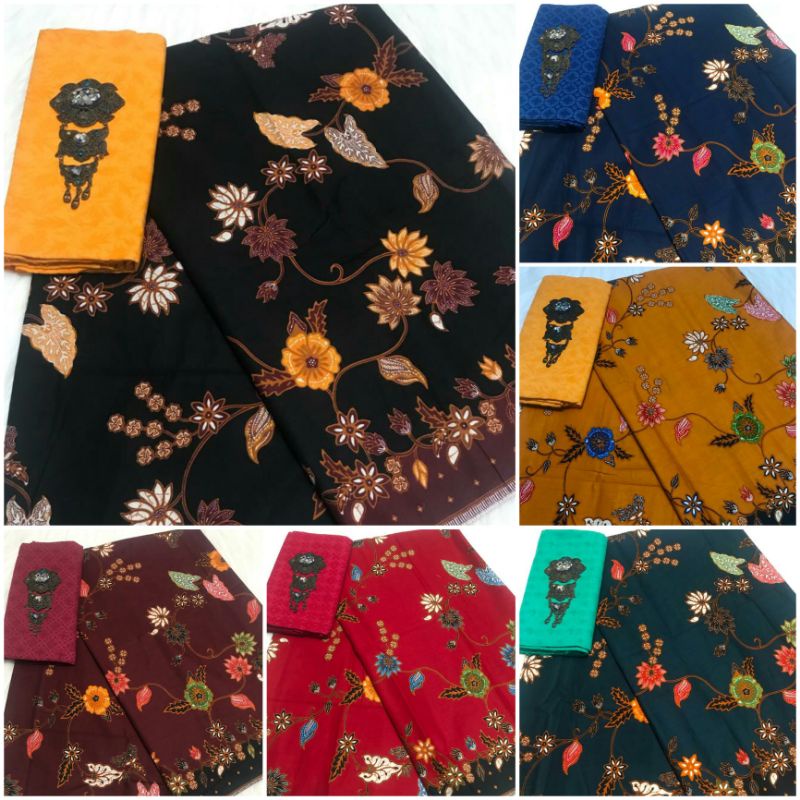 KAIN BATIK / KAIN BATIK HITAM MANIS UNGGUL JAYA / KAIN BATIK KATUN HALUS / KAIN BATIK JARIK PEKALONG