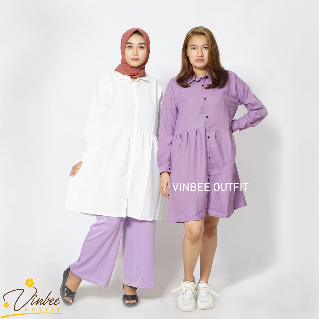 TUNIK DZUVIA KANCING HIDUP / NEDA TUNIK