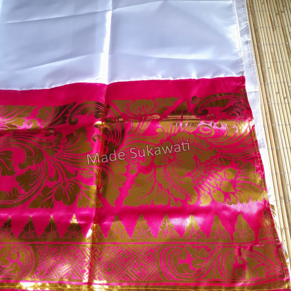 Kain tapih Satin lembaran untuk daleman tari adat bali