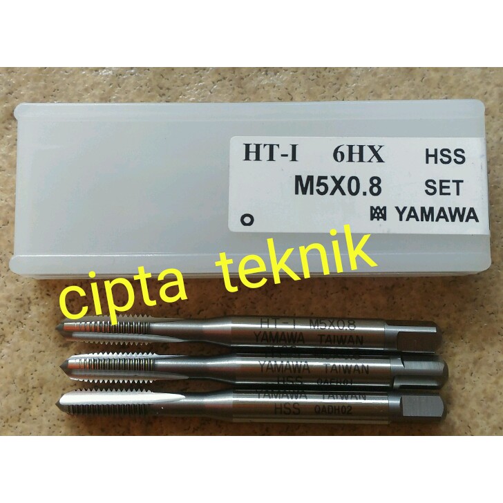 Hand Tap Yamawa M5 x 0,8 - Handtap Yamawa M5x0.8