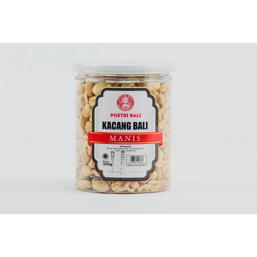 

Kacang Manis Poetri Bali Toples 300 gram