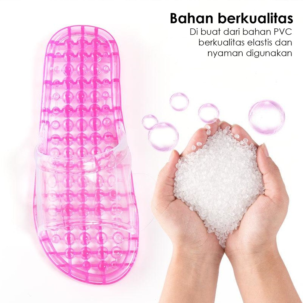 SANDAL SERBAGUNA SANDAL MANDI / SENDAL TERAPI / BATHROOM SANDALS COLORFULL / SANDAL PIJAT / MONO