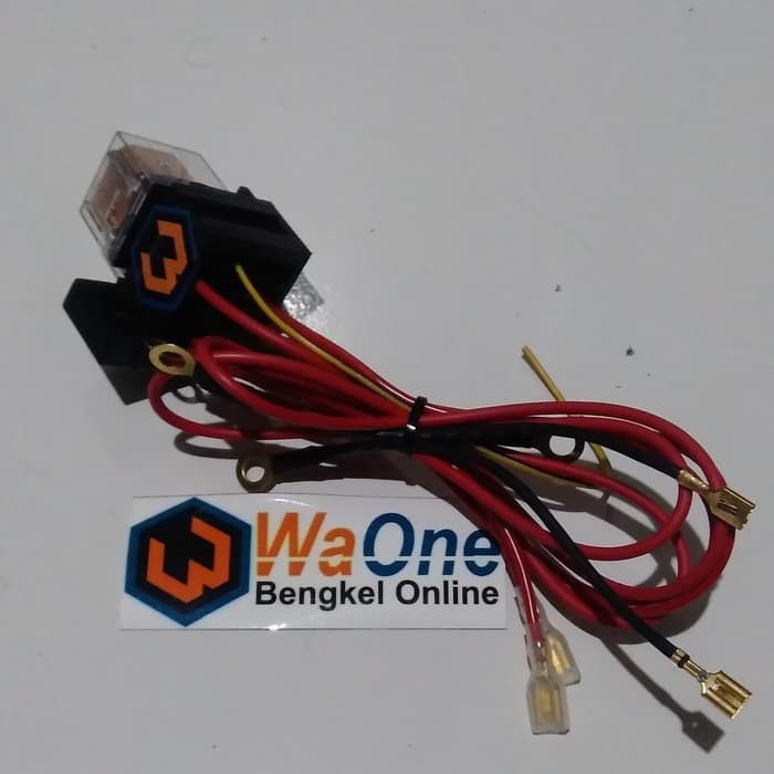 Relay set lampu tembak foglamp