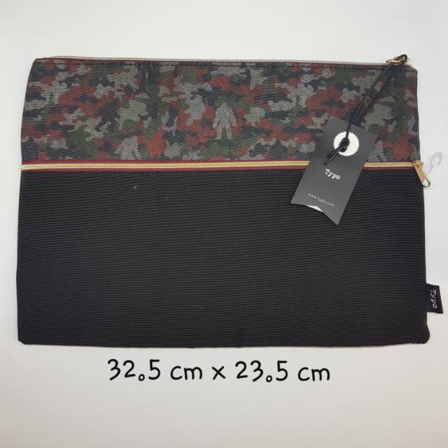

Typo Big Bro Pencil Case - Col. Camo and Black